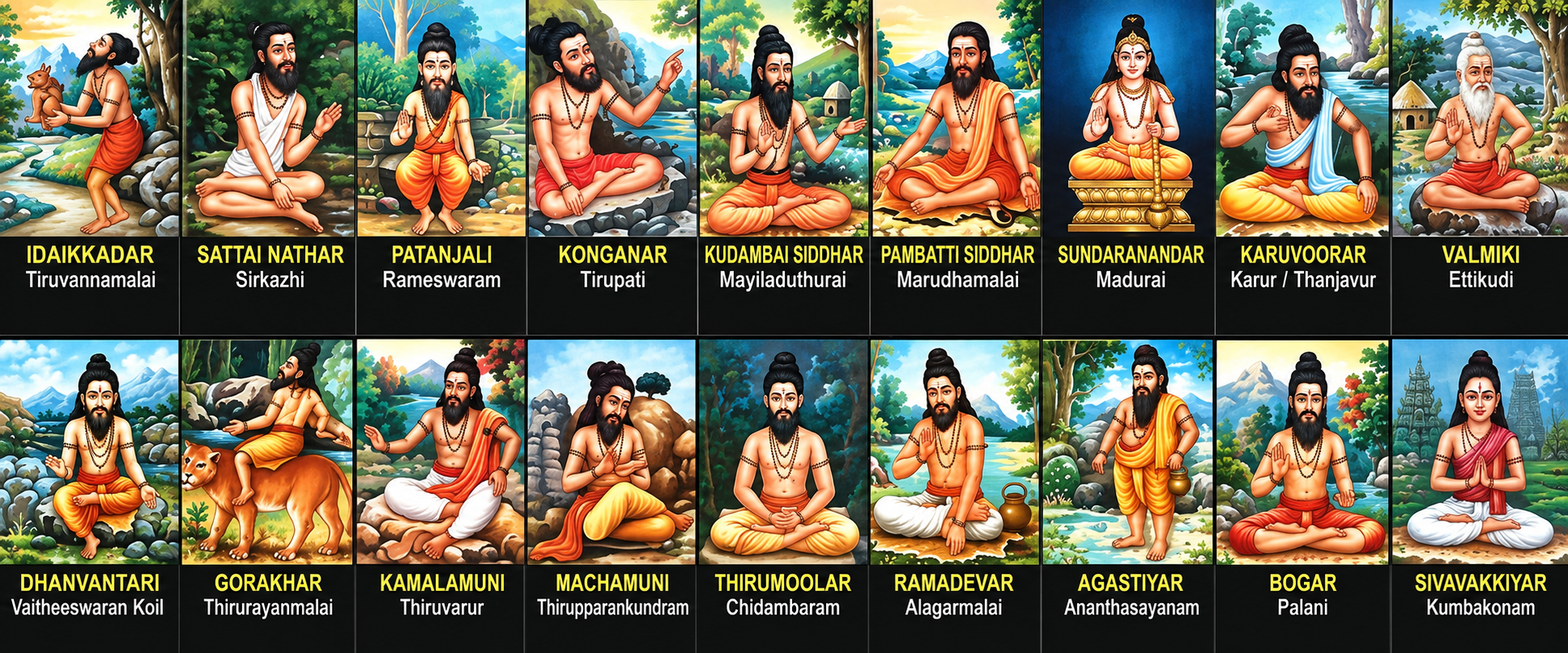 18 Siddhars
